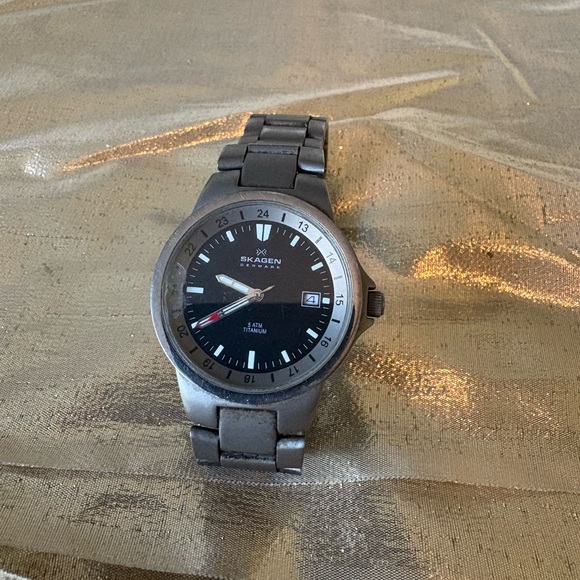 Skagen Other - Skagen Titanium Watch with Black Dial